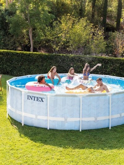 Piscine Chevron ronde 4,88 x 1,22 m
