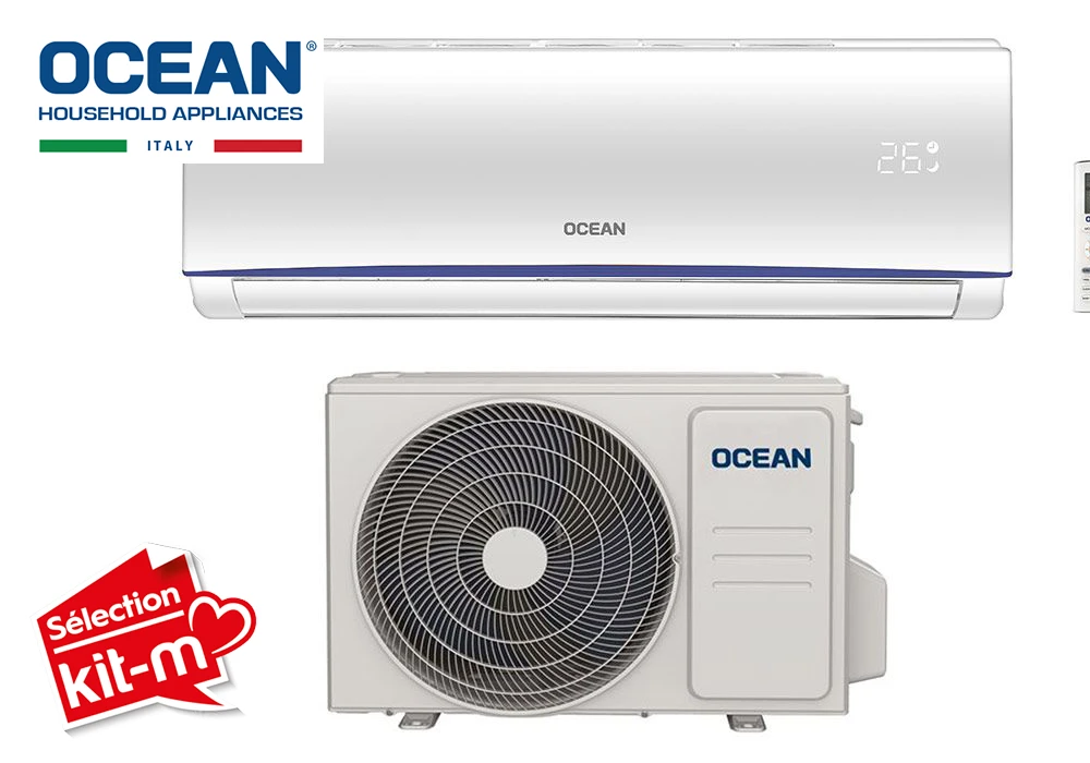 Climatiseur SPLIT Inverter Pompe à Chaleur 18000BTU+Pose Ocean (ACSIHSY18DOC)
