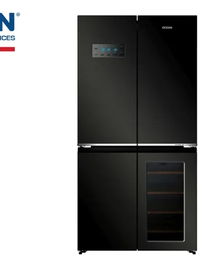 Réfrigérateur Multiportes avec Cave à Vin Dark Inox Ocean (OMDIK643NFDBD3)