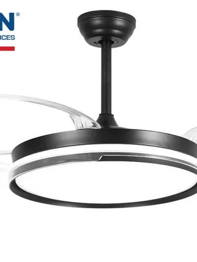 Ventilateur Plafonnier LED avec Pales Rétractables Ocean (OCCFP424DC3LR)