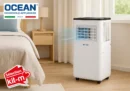 Climatiseur Mobile 3en1 9000 BTU Refroidissement, Déshumidification & Ventilation Ocean (OCACPF9VA)