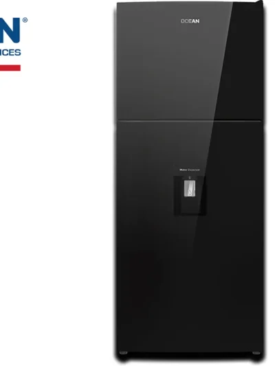 Réfrigérateur 2 Portes Vitrée Noire OCEAN OSDD382NFBG3