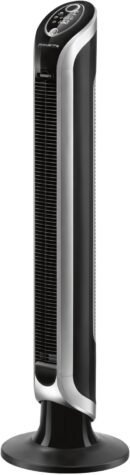 Rowenta Eole Infinite Ventilateur colonne, 3 vitesses, Large diffusion de l’air, Timer jusqu’à 8 h, Mode éco, Oscillation 180°, Télécommande avec rangement intégré VU6670F0