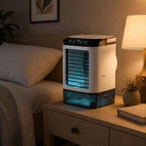 Ventilateur Brumisateur Portable USB – Rafraîchisseur d’Air avec Fonction Spray