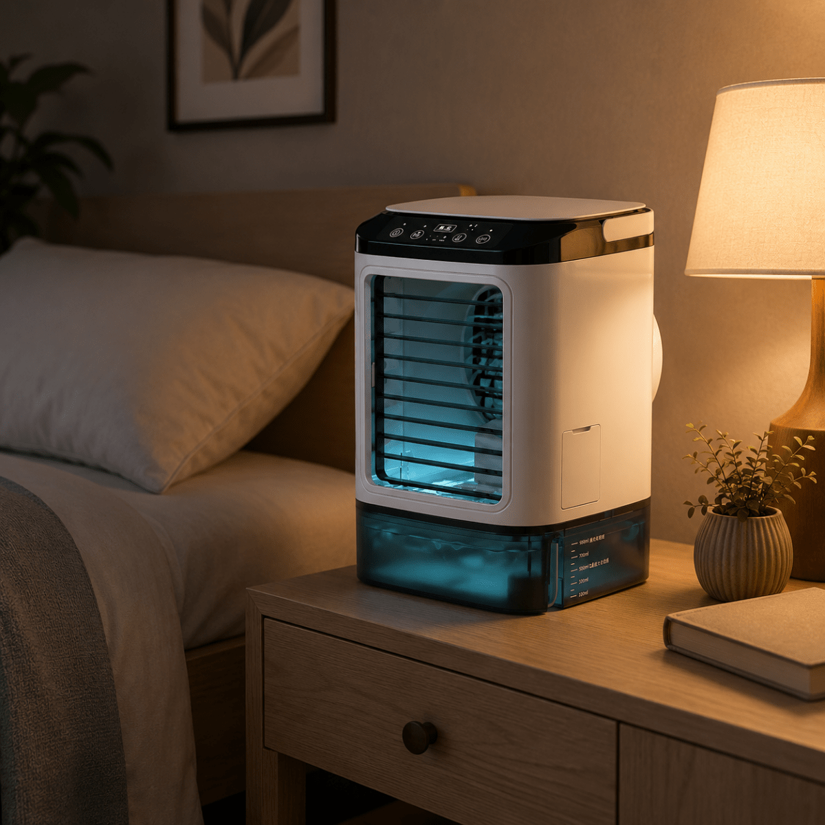 Ventilateur Brumisateur Portable USB – Rafraîchisseur d’Air avec Fonction Spray