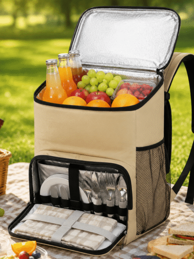 Sac à Dos Isotherme Étanche – Sac Réfrigérant Grande Capacité pour Camping & Pique-nique