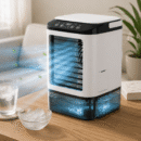 Ventilateur Brumisateur Portable USB – Humidificateur avec Veilleuse LED 3 Vitesses