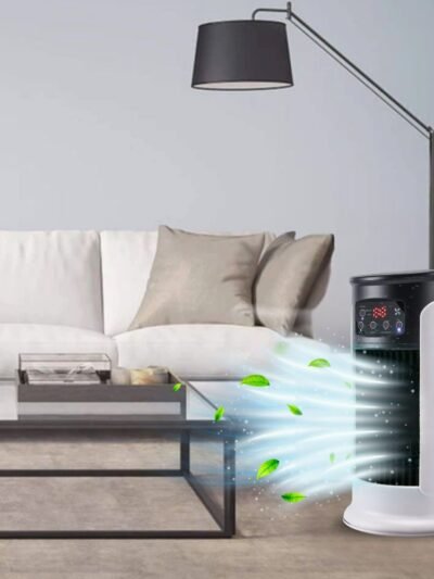 Climatiseur Portable Multifonction avec Roulettes - Air Frais et Énergisant
