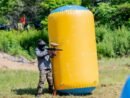 Barrières de paintball gonflables en bâche PVC pour usage commercial — Cylinder