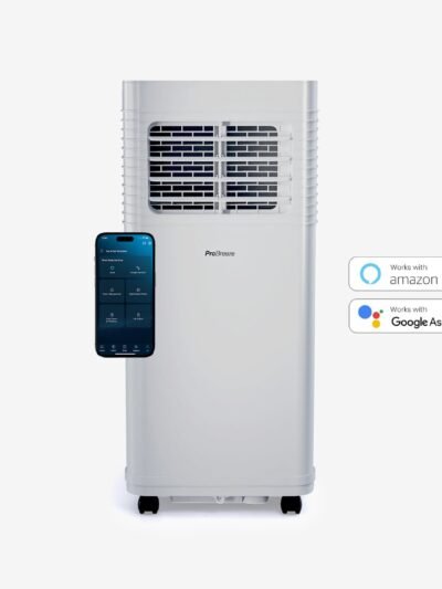 Climatiseur portable 3-en-1 de 5000 BTU avec fonction de déshumidification – Application Wifi intelligente
