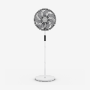 AirFlo™ Slim Ventilateur sur pied hybride 43″ – Circulateur d’air ultra-silencieux – Blanc/Gris