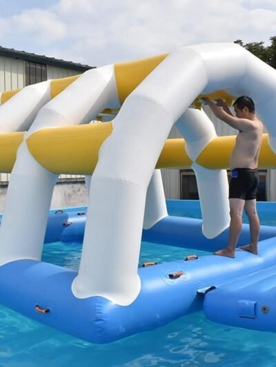 Module de barre suspendue pour parcours d’obstacles flottant — Jungle Bar 01