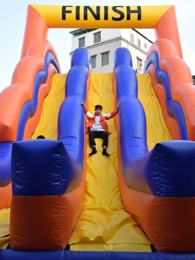 Course d’obstacles gonflable 5 km certifiée CE Bouncia – Obstacle-40