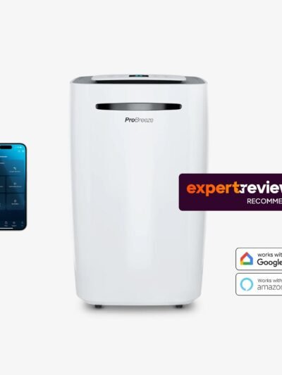 Déshumidificateur 20 L avec extraction maximale, mode séchage du linge et contrôle par application intelligente
