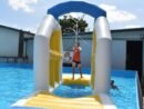 Jeu de parc aquatique gonflable palpitant pour les 6 ans et plus — Pond Swing 01