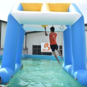 Parcours d’obstacles gonflables : testeur de force des bras — 3m Swinging Ring 01