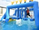 Obstacle de jeux d’eau suspendu pour parcs – Wobble Obstacle