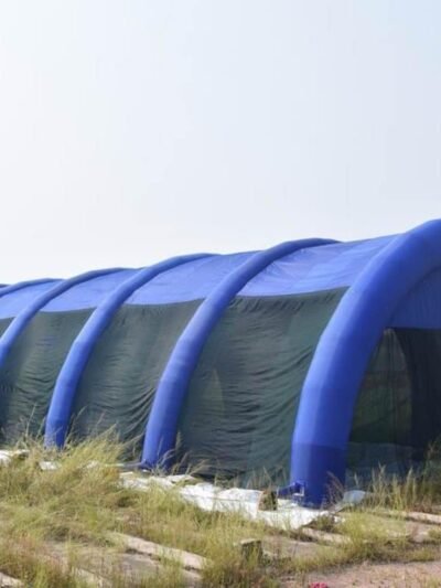 Tente de paintball gonflable personnalisée Bouncia pour usage commercial – Arena 09