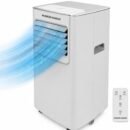 Climatiseur Mobile Passion Maison Breeze 7 – 7000 BTU, 4-en-1 avec Déshumidificateur, Télécommande & Kit Fenêtre