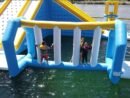 Module de traversée sur colonnes pour structures gonflables de parc aquatique – Colum Bridge 01