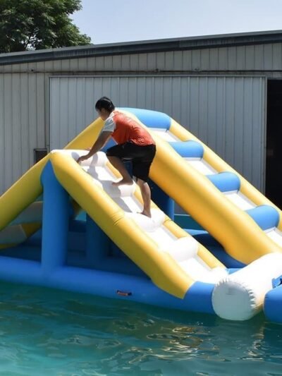 Parcours d’obstacles aquatique sûr et palpitant pour adultes – Double Ladder 01