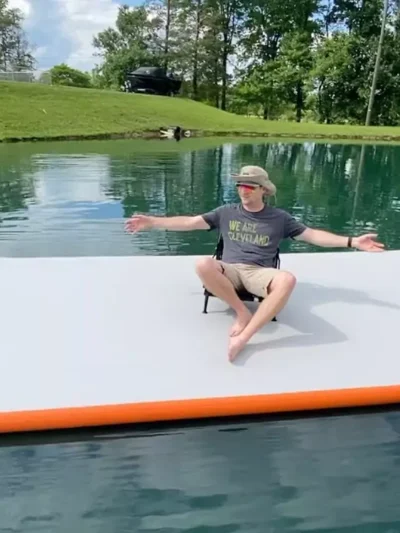 Plateforme gonflable pour yacht en matériau drop stitch — plusieurs tailles disponibles