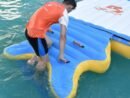 Structures gonflables commerciales pour eau libre de Bouncia – New Ramp 01