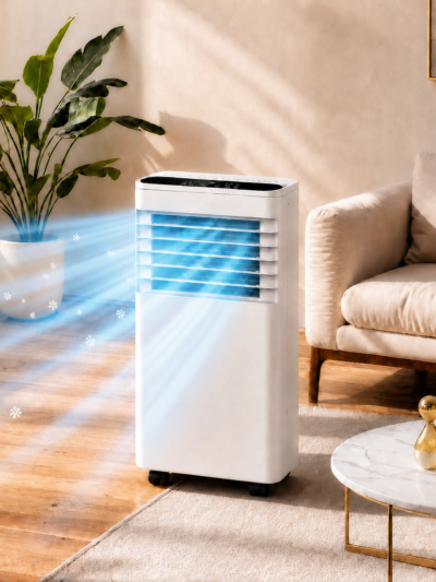 Portable Air Conditioner 7000 BTU 4-in-1 Cooling, Heating, Fan, Dehumidifier