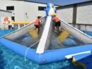 Parcours aquatique gonflable 2025 à vendre – Penguin Climber Net
