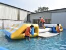 Parcours d’obstacles aquatique gonflable personnalisé à vendre — Rolling Balance 01