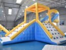 Jeux aquatiques flottants gonflables Bouncia – Swing tower 01